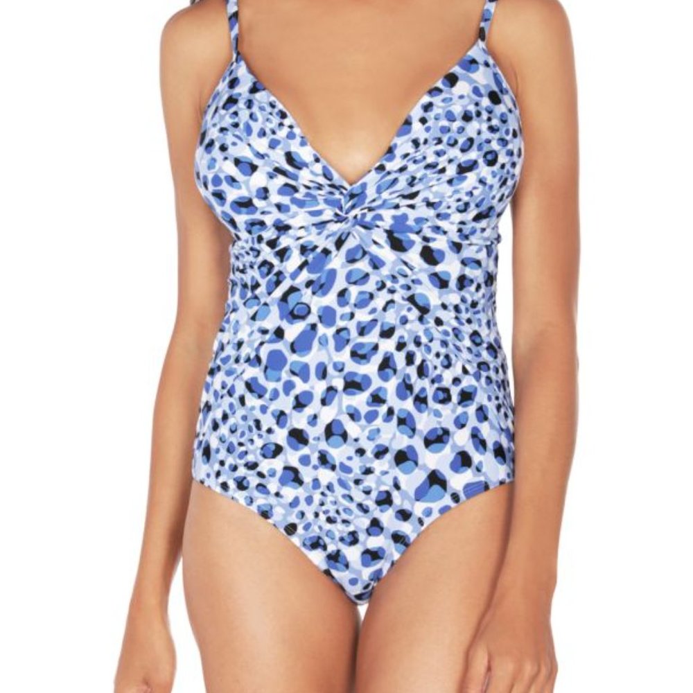 Tahari "Mio" Pushup Padded 1 Piece Swimsuit NEW- Sz. Sm
